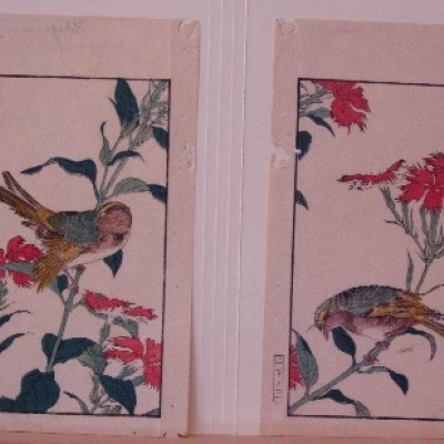 Untitled Color Woodblock by Kitao Shigemasa, Undated