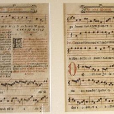 Sheet Music by Unknown Artist, 1576 Woodcut