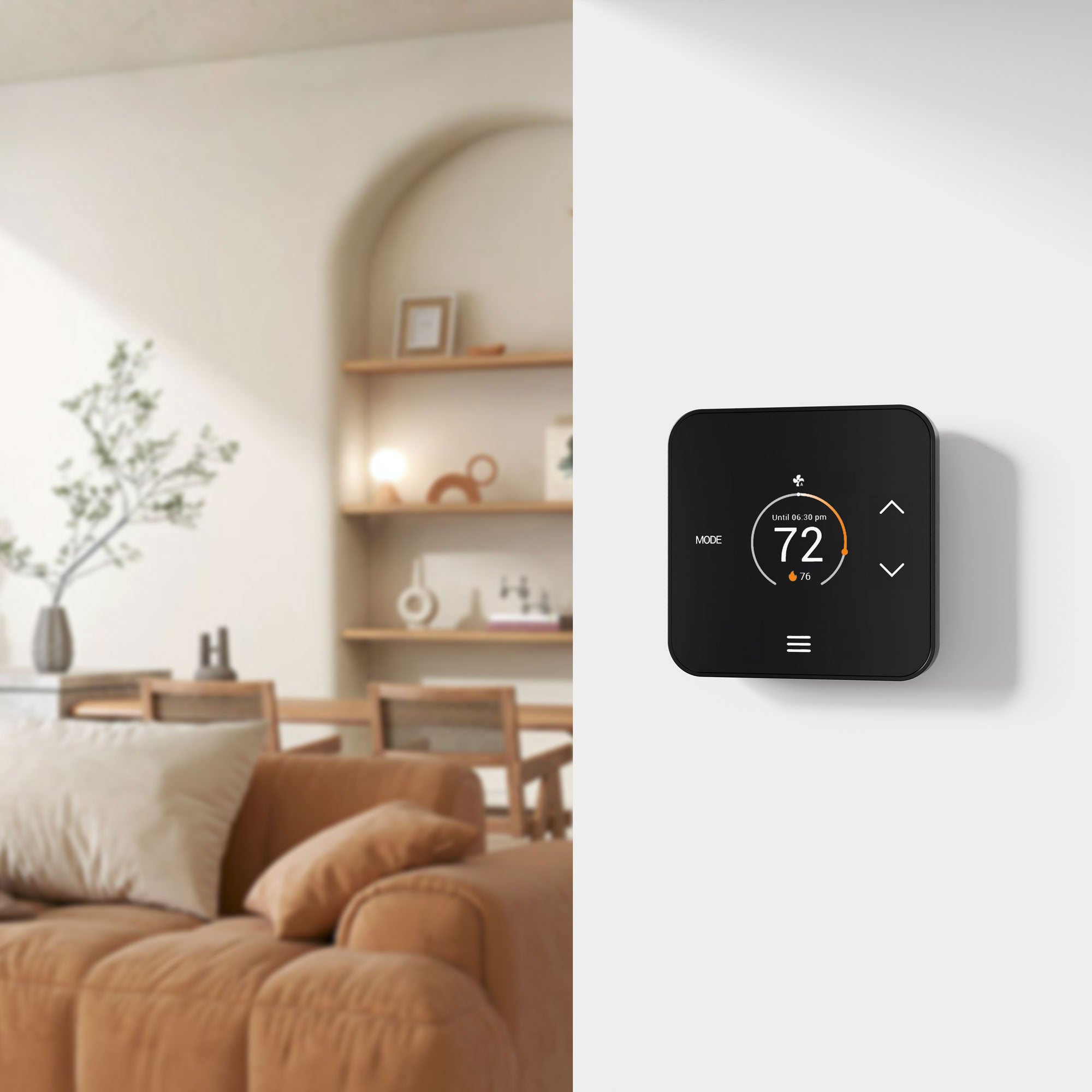 All system configuration done at device, no app required