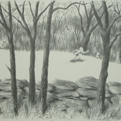 Lawrence B. Smith "Chase" 1965 lithograph