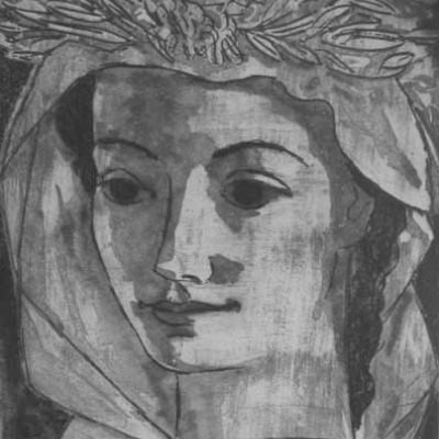 Frederic Taubes; Flora; Etching 1954