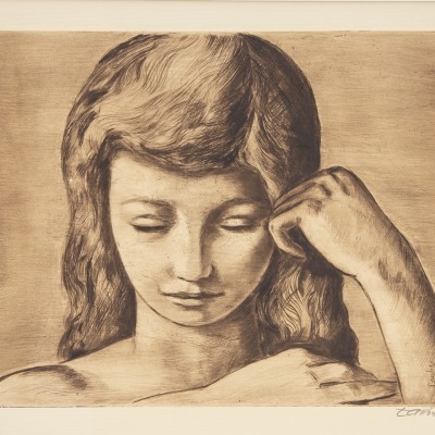 Frederic Taubes, Girl Combing her Hair