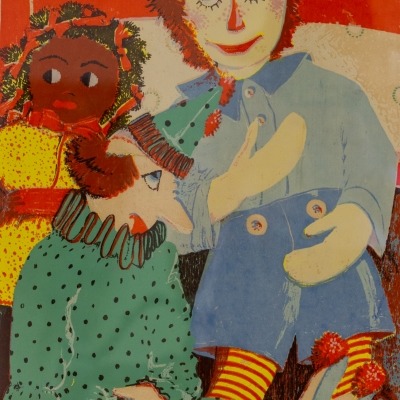 Dolls Andy, Sandy, and Sue by Gladys Lux, Undated