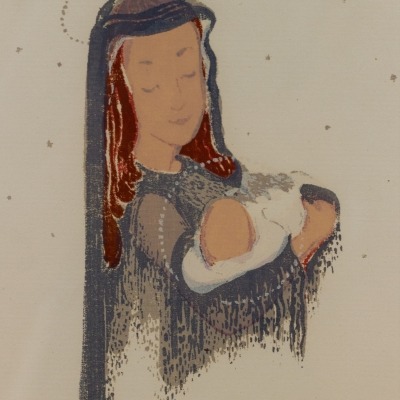 Madonna and Child by Gladys Lux, Undated
