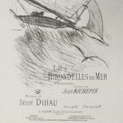 Les Hirondelles de Mer by Henri de Toulouse-Lautrec, Lithograph 1895