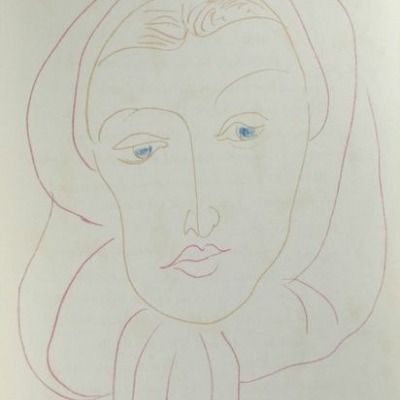 Illustration for Charles d’Orleans by Henri Matisse, 1950 Lithograph