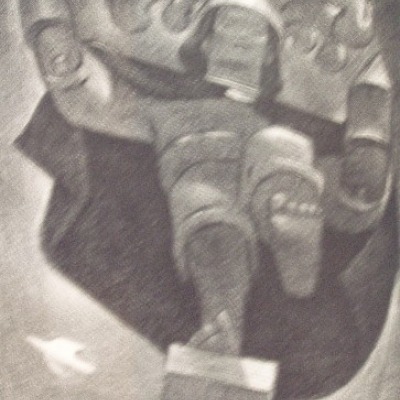 El Volador by Jean Charlot, 1949 Lithograph