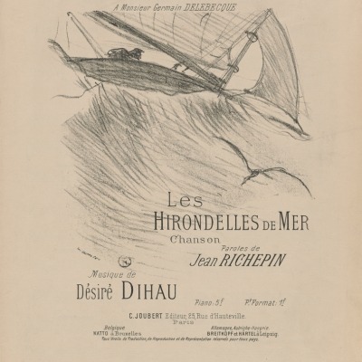 Les Hirondelles de Mer by Henri deToulouse-Lautrec,1895 Lithograph