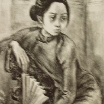 Hong Kong Girl by Marion Greenwood, 1948 Lithograph