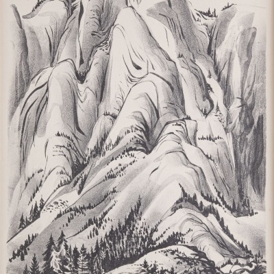Russell Limbach, Mountain Landscape #1