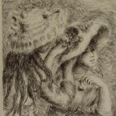 Chapeau Epingle by Pierre-Auguste Renoir, Etching 1921