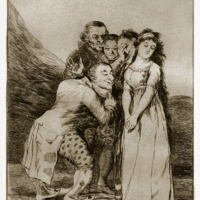 Que Sacrificio by Francisco y Lucientes Goya,1798 Etching