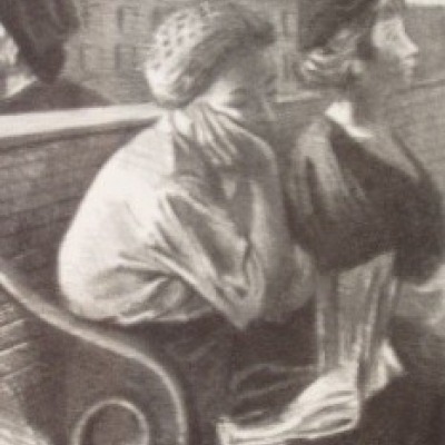 Railroad Waiting Room by Raphael Soyer