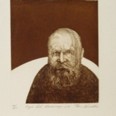 Cape Cod Personage by Ronald Kowalke, AAA Etching 1972