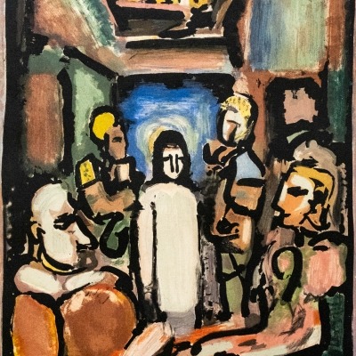 Georges Rouault, Christ Preaching to the Elders