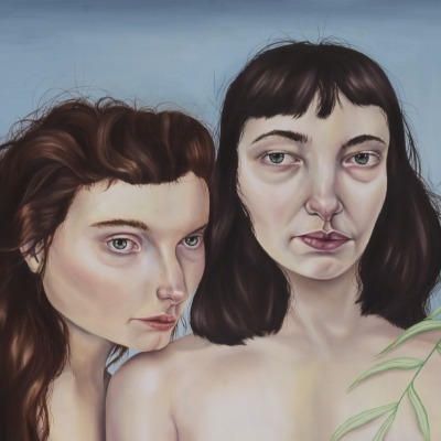 Always Looking Oil on Panel 15.5” x 17”