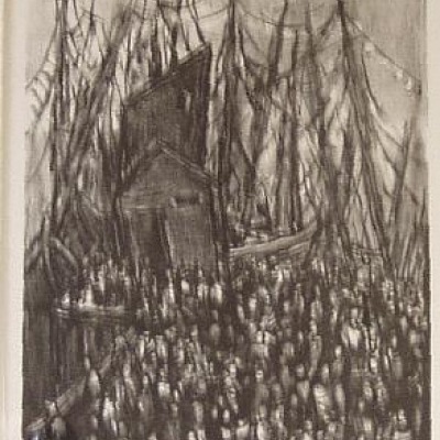 Festival by Sol Wilson, 1965 Lithograph