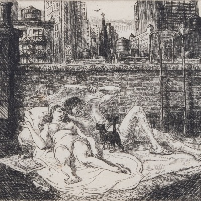  John Sloan, Sunbathers on the Roof