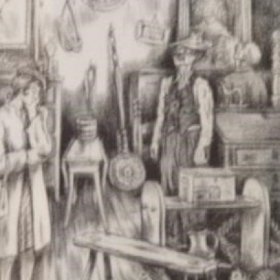 The Antique Shop by Peggy Bacon