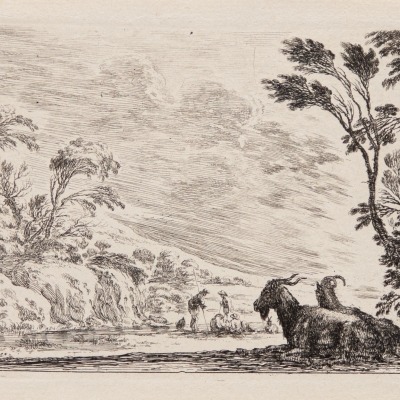 Stefano della Bella, Two Goats RestinG