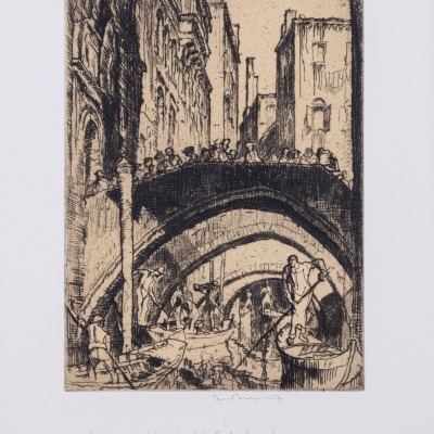 Frank Brangwyn, Venetian Canal