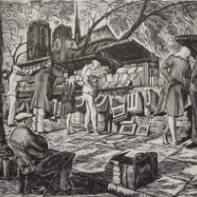 Untitled Ca. 1950 Woodcut by Jean Chièze 