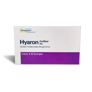 Hyaron 10 syringes / 2.5 ml. each